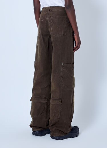 LN-CC® - Moncler: Cargo Pants with Patch Pockets - Brown Moncler Cargo Pants with Patch Pockets Brown mon0266029