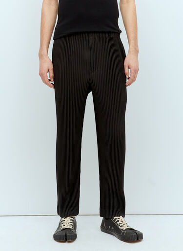 Homme Plissé Issey Miyake Monthly Colors: January Pleated Pants Dark grey hmp0156005