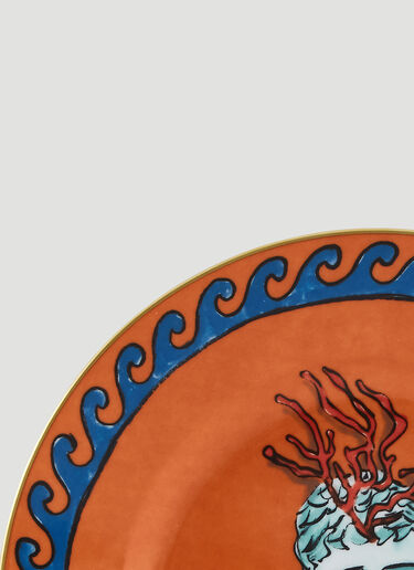 Ginori 1735 Set of Two Il Viaggio di Nettuno Dessert Plate Orange wps0644416
