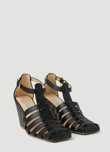 Cowboy Fisherman High Heel Sandals Stella McCartney Cowboy Fisherman High Heel Sandals Black stm0251020