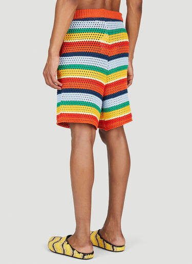 Marni x No Vacancy Stripe Knit Shorts Multicolour mvy0153006