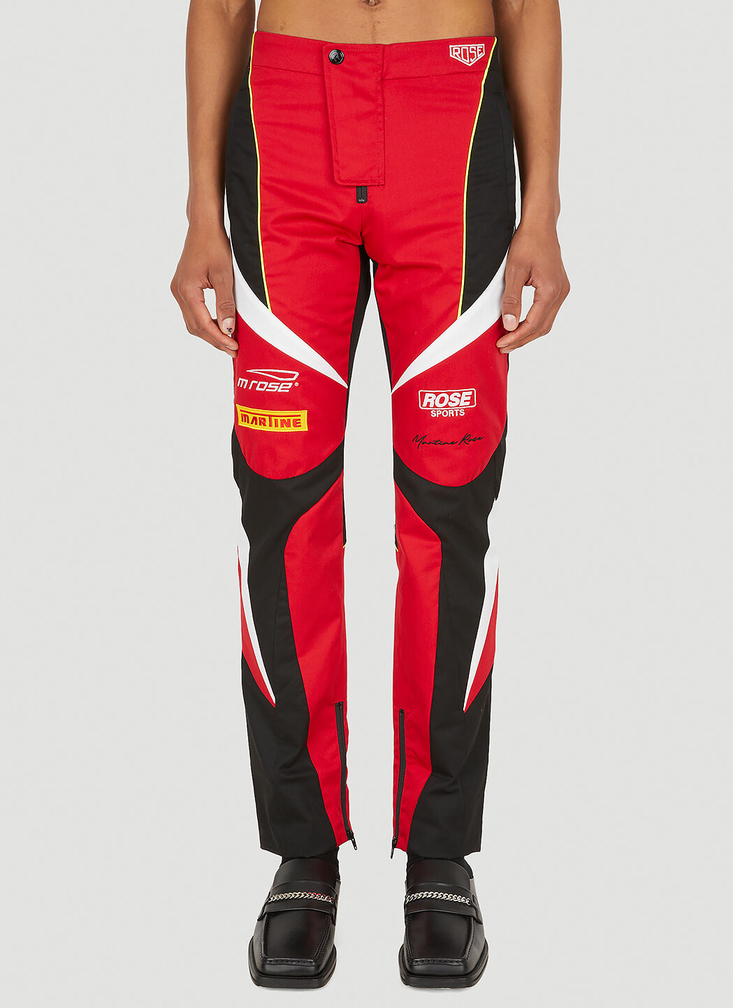 Red rose shop pants