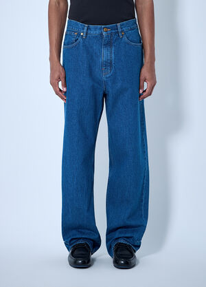 Jil Sander Wide-Leg Denim Jeans Blue jil0164005