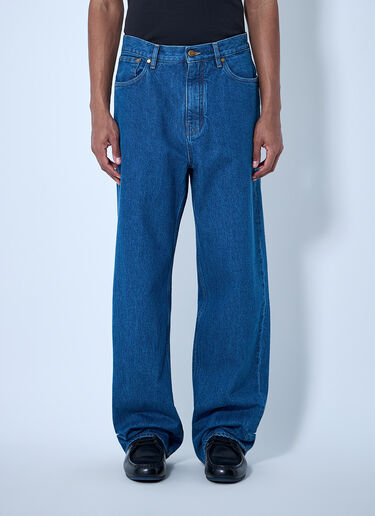 Jil Sander Wide-Leg Denim Jeans Blue jil0164005