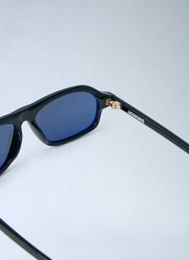 Jacquemus Becane Sunglasses Black jac0364015