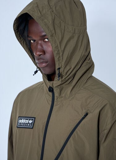 LN-CC® - adidas SPZL: Buckstead Jacket with Zip Details - Green adidas SPZL Buckstead Jacket with Zip Details Green aos0164002