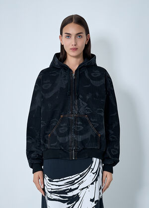 VAQUERA Marilyn Denim Hooded Jacket Black vaq0262003
