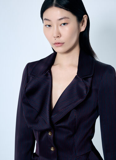 Vivienne Westwood Drunken Tailored Blazer Purple vvw0259030