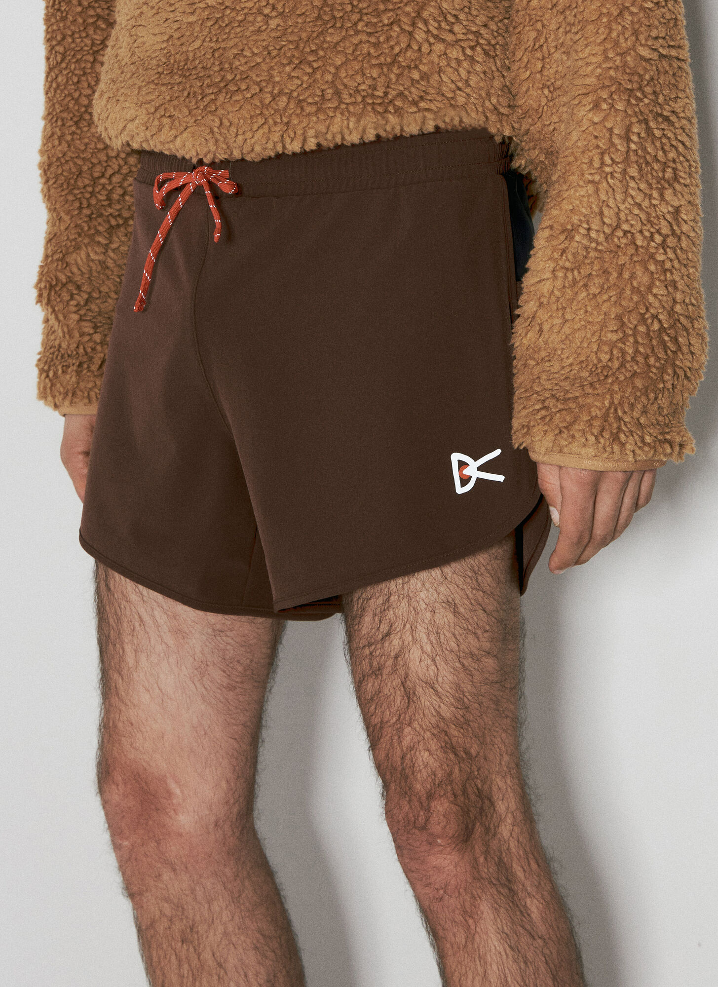 Shop District Vision 5inch Training Shorts In Brown