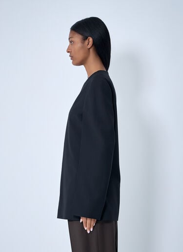 TOTEME Tailored Blouse Black tot0263015