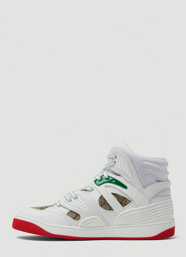 Gucci Basket Bootie Sneakers White guc0250120