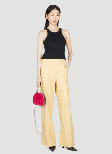 Stella McCartney Altermat Wide Leg Pants Yellow stm0253001