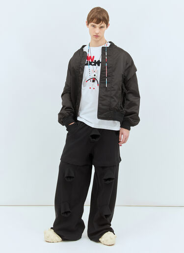 Walter Van Beirendonck Tunnel Bomber Jacket Black wlt0158001