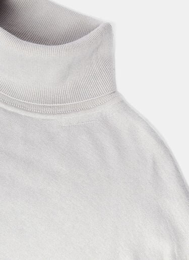 Aiezen Ribbed Roll Neck Sweater Grey aie0126001
