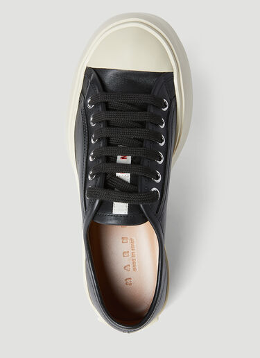 Marni Pablo 皮革运动鞋  黑色 mni0237013
