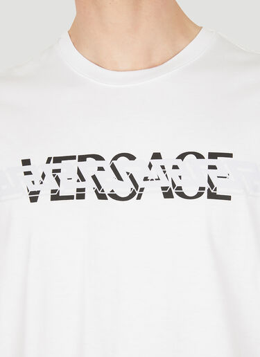 Versace Greca Print T-Shirt White ver0149021
