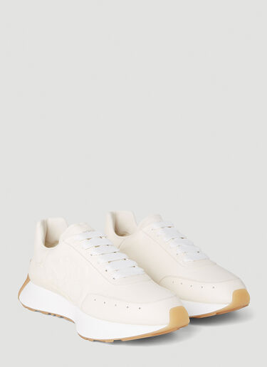 Alexander McQueen Sprint Runner Sneakers Cream amq0151047