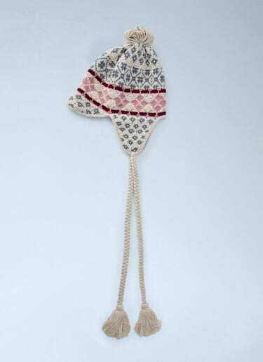 LN-CC® - Miu Miu: Wool and Cashmere Visor Hat - Pink Miu Miu Wool and Cashmere Visor Hat Pink miu0366045