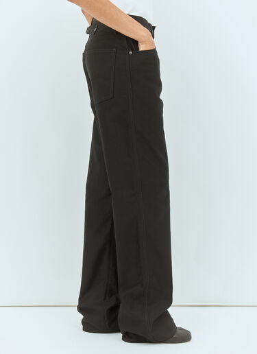 Maison Margiela Straight-Leg Coated Jeans Black mla0257003