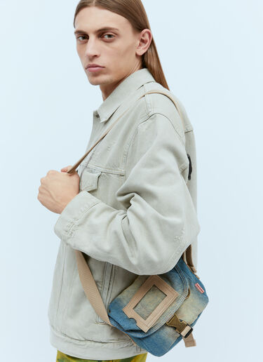 Denim Mini Messenger Bag Acne Studios Denim Mini Messenger Bag Blue acn0153041