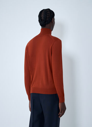 Wool Turtleneck Sweater Saint Laurent Wool Turtleneck Sweater Red sla0162030