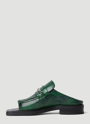 Martine Rose 方头穆勒鞋 绿色 mtr0252010