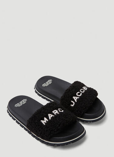 Marc Jacobs 抓绒拖鞋 黑色 mcj0250059