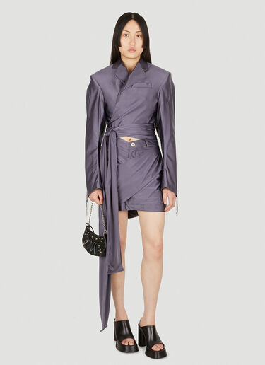 Ninamounah Dragon Wrap Skirt Purple nmo0248004