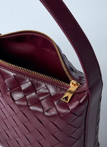 Bottega Veneta 미니 왈라스 숄더백 버건디 bov0259023