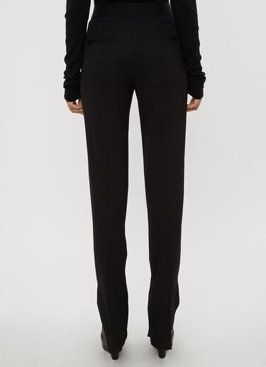 Tailored Split Hem Pants Oliver Theyskens Tailored Split Hem Pants Black oli0234004