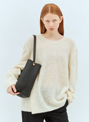 Medium N/S Hook Tote Bag The Row Medium N/S Hook Tote Bag Black row0257029