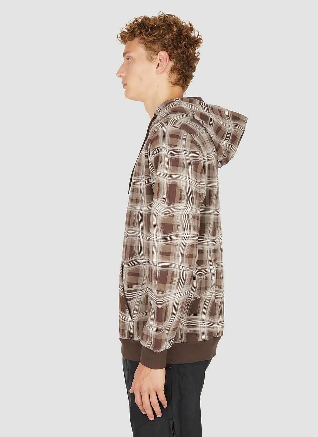 adidas AOP Hooded Sweatshirt in Brown LN CC