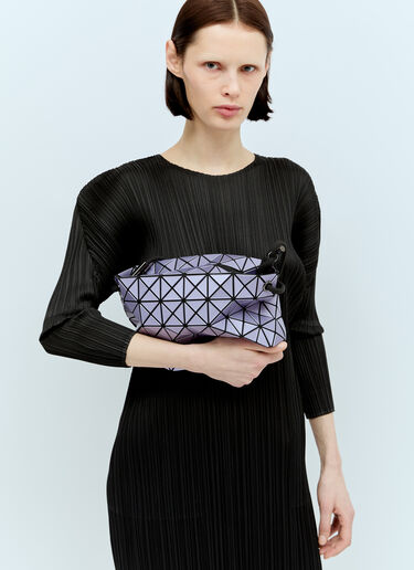Bao Bao Issey Miyake 루프 금속성 숄더백 퍼플 bao0256004
