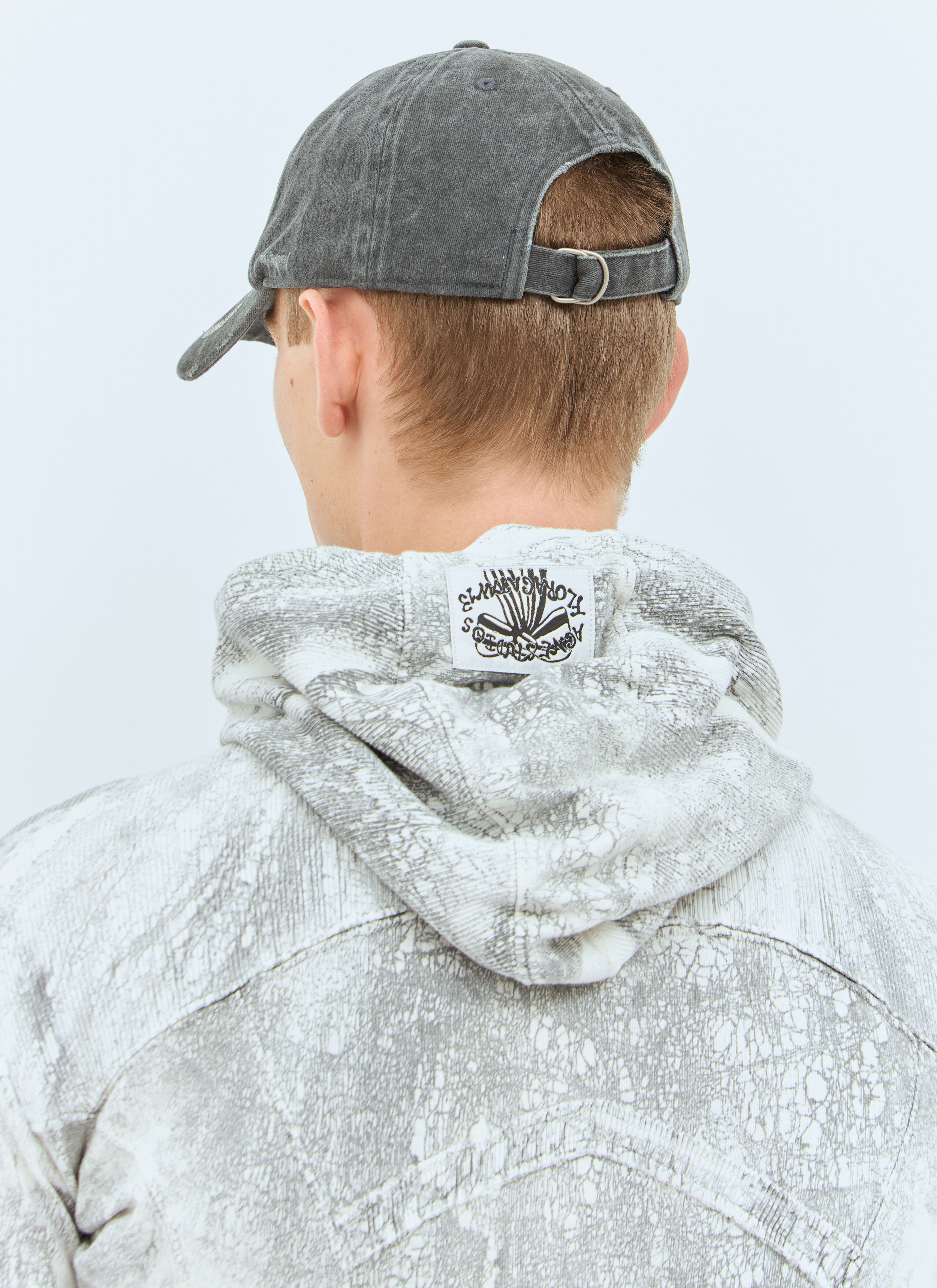 100 ％品質保証 Acne Studios の ベースボールキャップ ロゴプリント メンズ 帽子