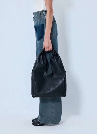 Maison Margiela Box Tote Bag Medium Black mla0264060