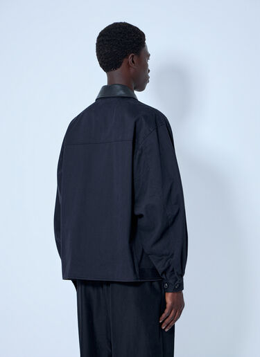 LN-CC® - ssstein: Sulfur Dyed Brush Chino Zip Jacket - Black ssstein Sulfur Dyed Brush Chino Zip Jacket Black sss0164004