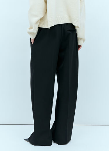 The Row Roan Wool Pants Black row0255008