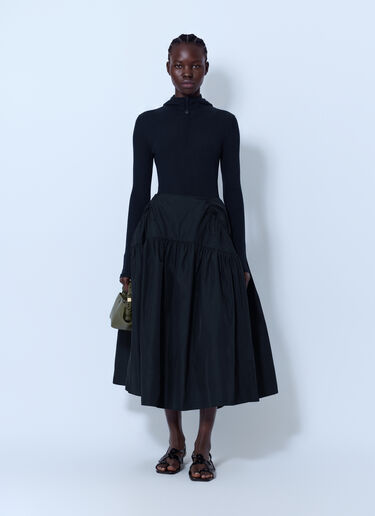 LN-CC® - Cecilie Bahnsen: Cbfilly Midi Skirt - Black Cecilie Bahnsen Cbfilly Midi Skirt Black cec0266027