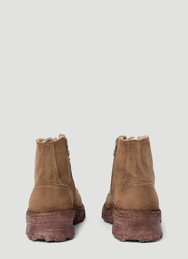 ヴィンテージ風ソールブーツ Maison Mihara Yasuhiro ヴィンテージ風ソールブーツ ブラウン mmy0153008