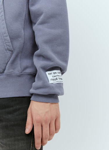 French Logo Hooded Sweatshirt Gallery Dept. French Logo Hooded Sweatshirt Blue gdp0152021