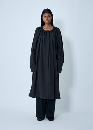 TOTEME Gathered Parachute Coat Black tot0262024