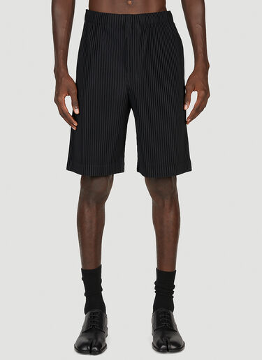 Homme Plissé Issey Miyake Plisse Shorts Black hmp0153006