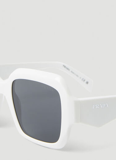 Prada Symbole Square Sunglasses White lpr0253003