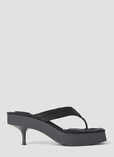 Alexander Wang Jessy Kitten Heel Sandals Black awg0252022