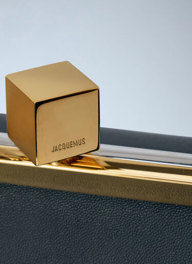 LN-CC® - Jacquemus: La Pochette Salon Shoulder Bag - Black Jacquemus La Pochette Salon Shoulder Bag Black jac0266068