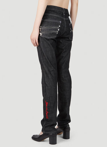 Vivienne Westwood 컷아웃 진 블랙 vvw0251006