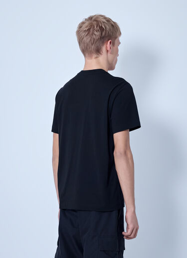 LN-CC® - Moncler: Logo Cotton Jersey T-Shirt - Black Moncler Logo Cotton Jersey T-Shirt Black mon0166023