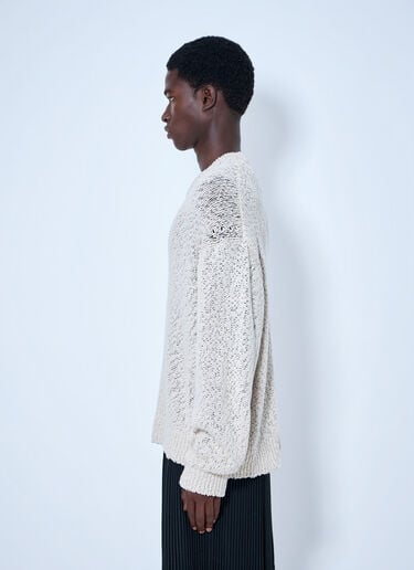 LN-CC® - Homme Plissé Issey Miyake: リゾットニットトップ - ベージュ Homme Plissé Issey Miyake リゾットニットトップ ベージュ hmp0165004