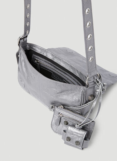 Balenciaga Le Cagole 斜挎包 银色 bal0151058