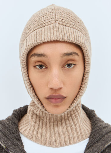 Lemaire Wool Balaclava Beige lem0258038